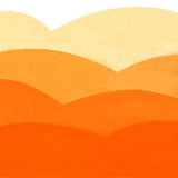 ombre swatch of Papaya coloured watercolour paint