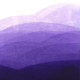Ombre swatch of Violet watercolour paint.