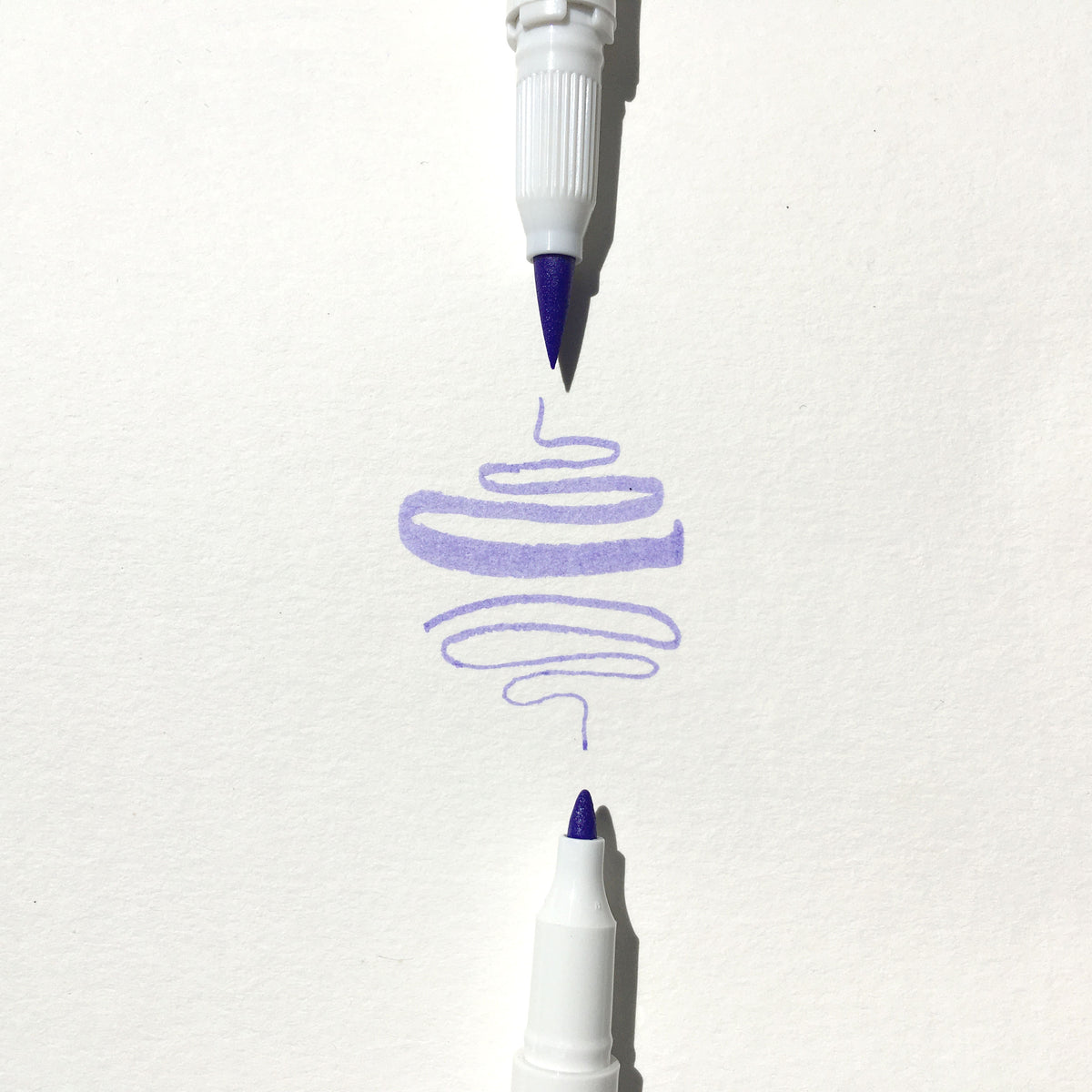 Zebra Mildliner Double-Ended Brush Pen Violet - Wet Paint Artists'  Materials and Framing