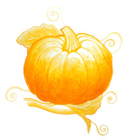 Pumpkin Watercolour half pan
