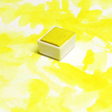 Lemon Yellow Watercolour half pan