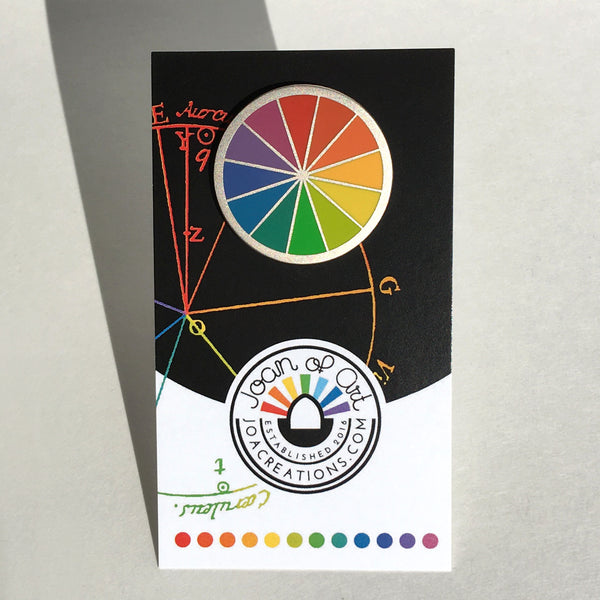 Primary Colour Wheel Hard Enamel Pin Badge